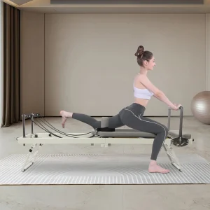 Foldable Pilates Reformer Machine Exercise Equipment